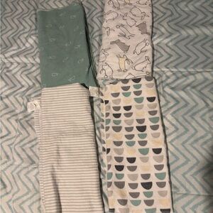 4 Cloud Island Receiving Blankets